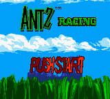 Antz title screen for GameBoy Color